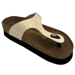 Birkenstock Iridescent Cream Gizeh Size EU 35 / US Size 5